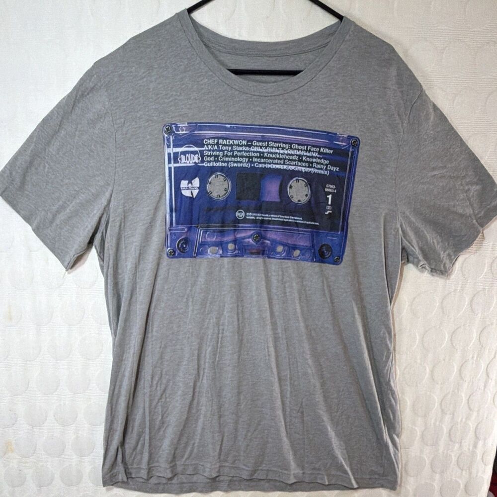 Raekwon Purple Tape T-Shirt Gray Medium Wu-Tang Only Built 4 Cuban Linx